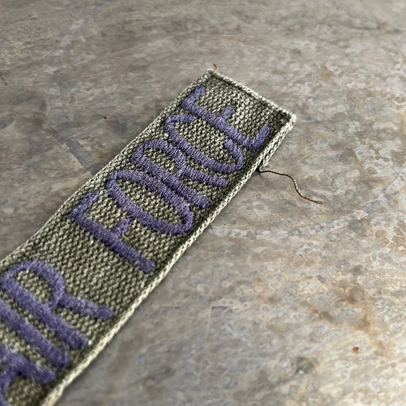 U.S. AIR FORCE embroidered tape patch - Vintage - Picture 4 of 10